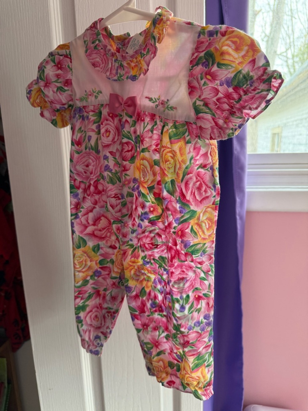 Vintage baby girl romper - Picture 3 of 5